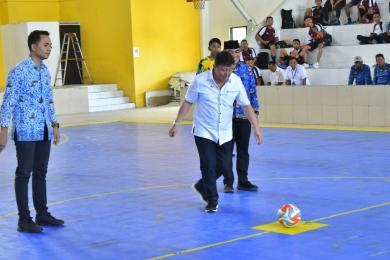 Turnamen Futsal Dimulai, Wabup Mabar Tegaskan Tentang Sportifitas